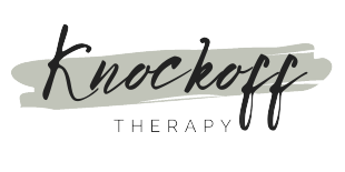 knockoff therapy logo